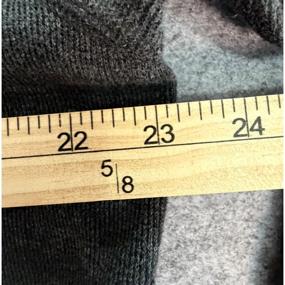 American Eagle Men's Charcoal Gray Mock Neck Pullover Sweater XL Preppy Money - Picture 7 of 8